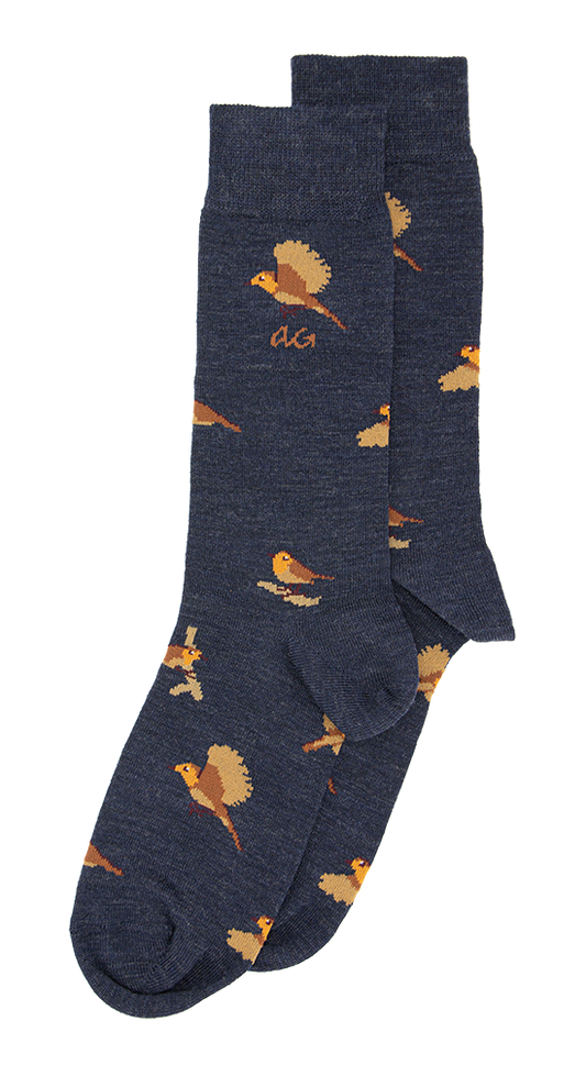 Roodborstje Merino Wool | Navy