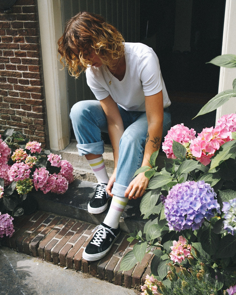 Athletic Stripes | Lila