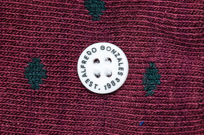 Dots & Stripes | Bordeaux