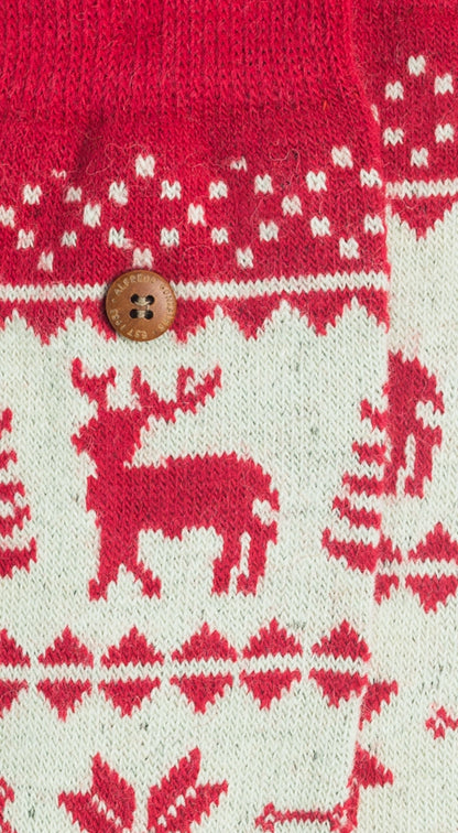Northern Pixels Reindeer | Red