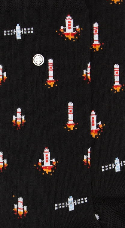 Rockets in Space | Black
