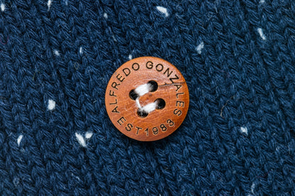 Speckled Cotton | Navy