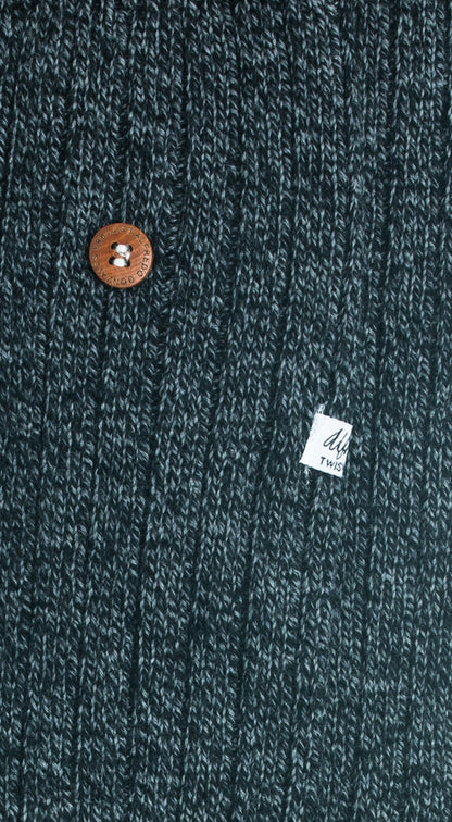Twisted Wool Black/Grey | Black