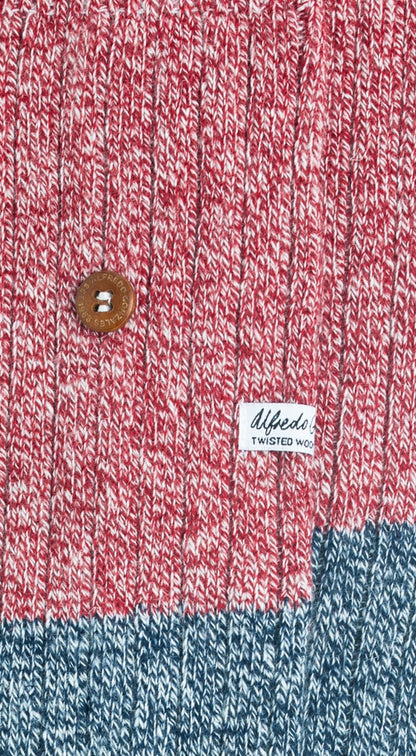 Twisted Wool Two Tone | Navy