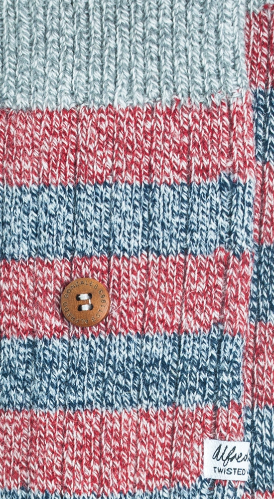 Twisted Wool Stripes | Red