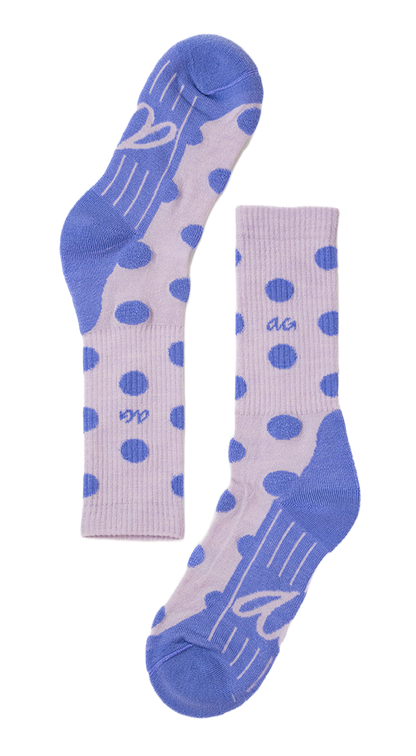 Merino Hike Dots | Lila
