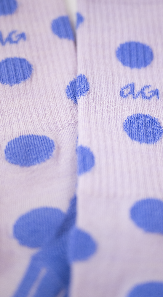Merino Hike Dots | Lila