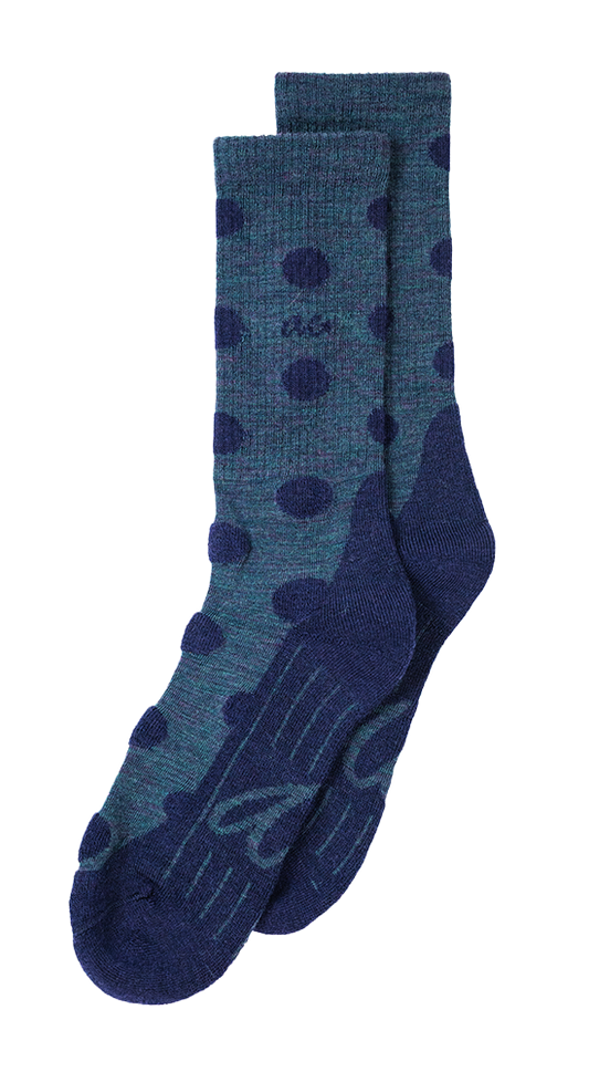 Merino Hike Dots | Petrol
