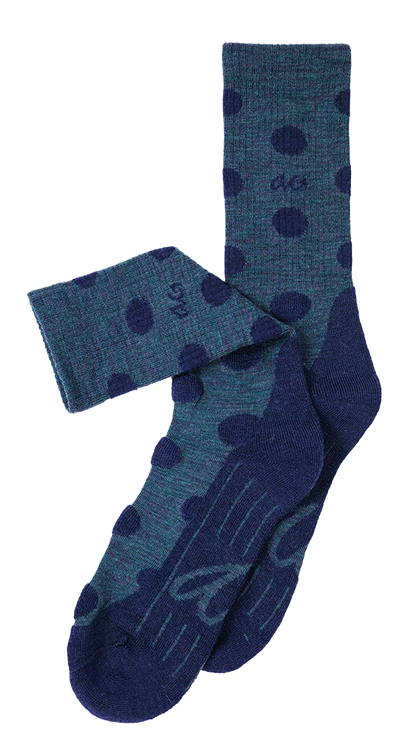 Merino Hike Dots | Petrol