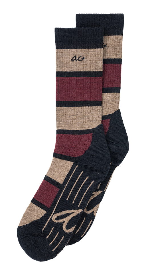 Merino Hike Patch | Bordeaux