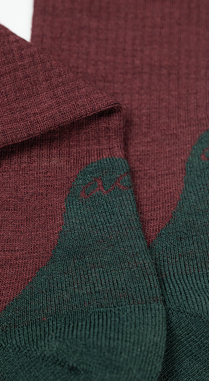 Merino Hike Plain | Bordeaux