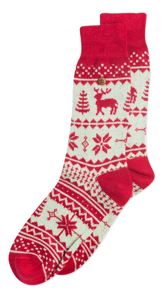 Northern Pixels Reindeer | Red