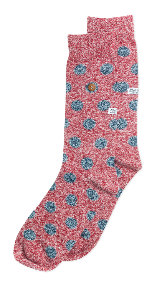 Twisted Wool Dots | Red