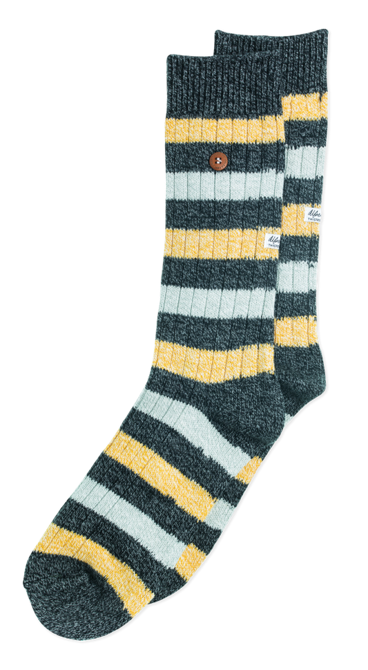 Twisted Wool Stripes | Black