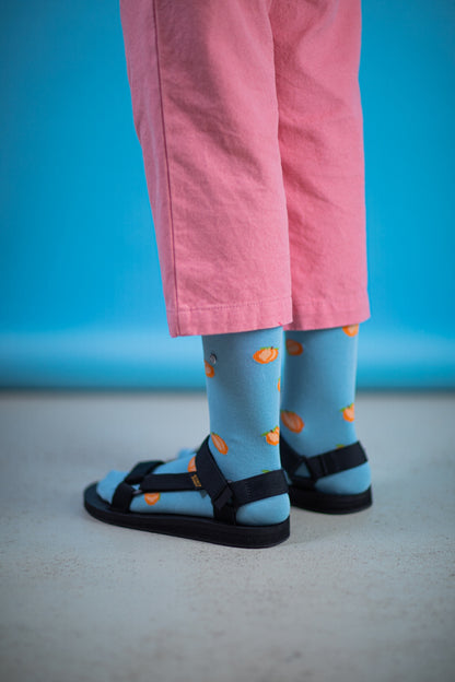 Peach | Light Blue
