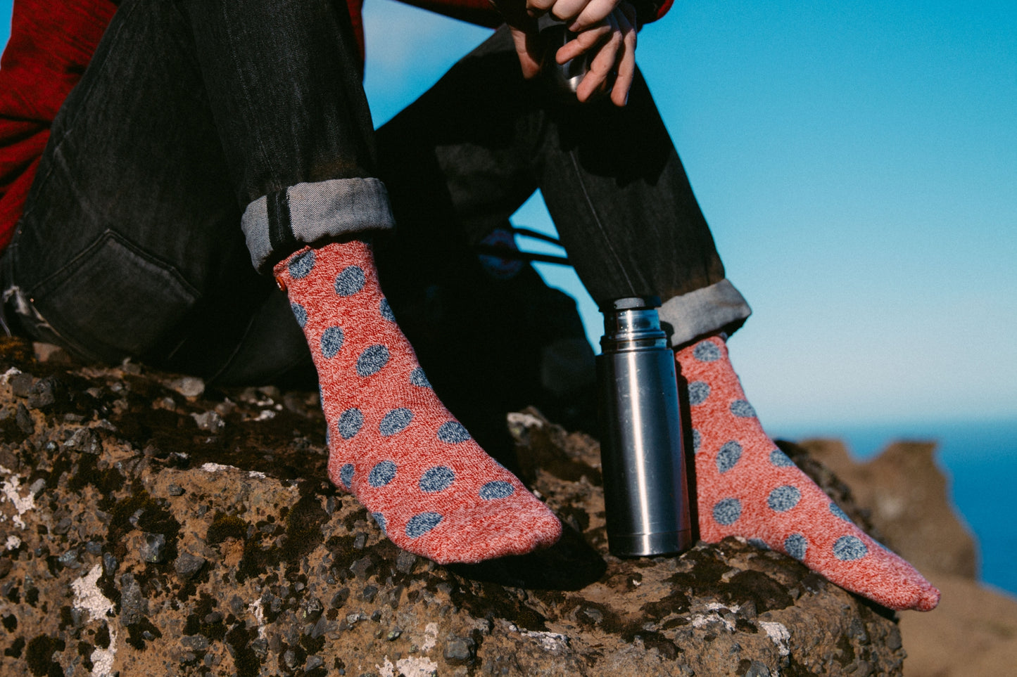 Twisted Wool Dots | Red