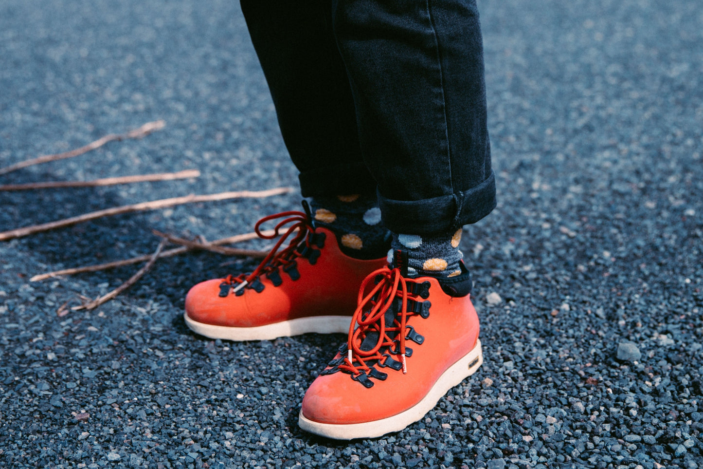 Twisted Wool Dots | Black