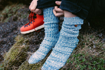 Twisted Wool Plain | Navy
